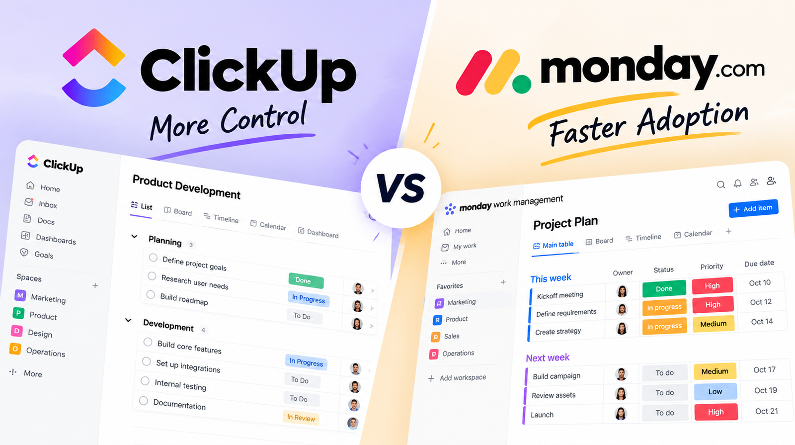 ClickUp vs Monday in 2026: Which Project Management Tool Fits Your Team?